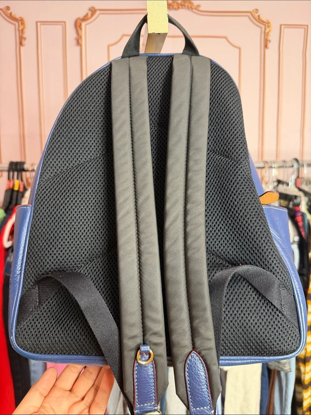 Coach Court Backpack In Signature Denim